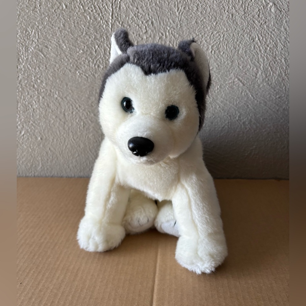 Ty Classic Slush Plush Husky vintage 1999 Blue Eyes